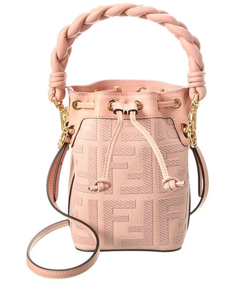 fendi pink womens bag|Fendi hot pink bucket bag.